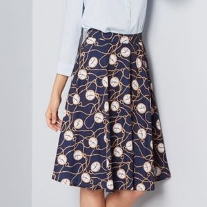 Mod Clothes A Line Watch Clock Skirt Pockets